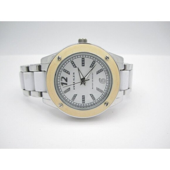 Women Anne Klein Quartz WR Analog 35mm Round Watch (H735) "New Battery" - Picture 7 of 10